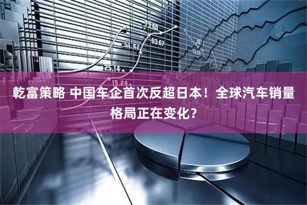 乾富策略 中国车企首次反超日本！全球汽车销量格局正在变化？