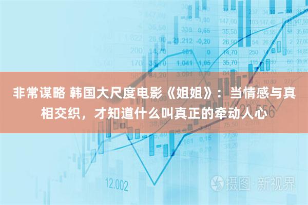 非常谋略 韩国大尺度电影《姐姐》：当情感与真相交织，才知道什么叫真正的牵动人心