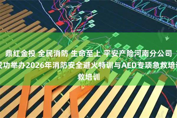 鼎红金投 全民消防 生命至上 平安产险河南分公司成功举办2026年消防安全避火特训与AED专项急救培训